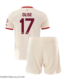 Bayern Munich Michael Olise #17 Echipament de Fotbal Replică 2024-25 Copii Treilea (+ Șorturi)